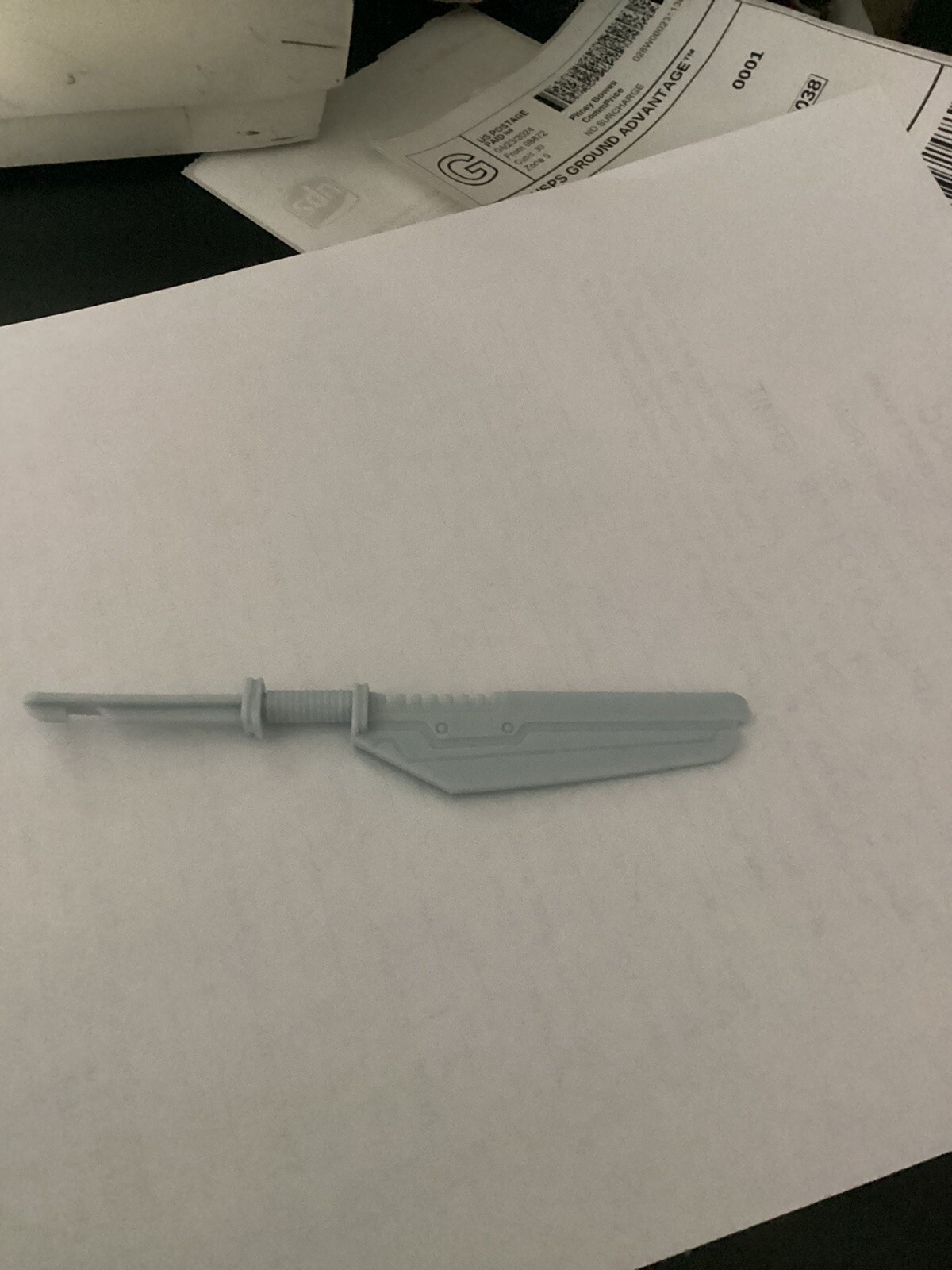 Batman Power Attack Action Figure DC Twin Blade Replacement Piece Sword