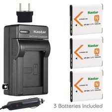 Travel Charger  3 battery for DSC-TX100 TX200 TX300 W310 W320 W330 W350