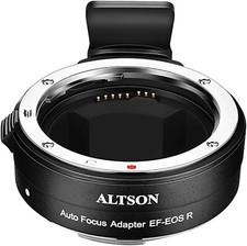 Lens Mount Adapter EF-EOS R Auto-Focus Lens Converter Compatible with Canon EF/E