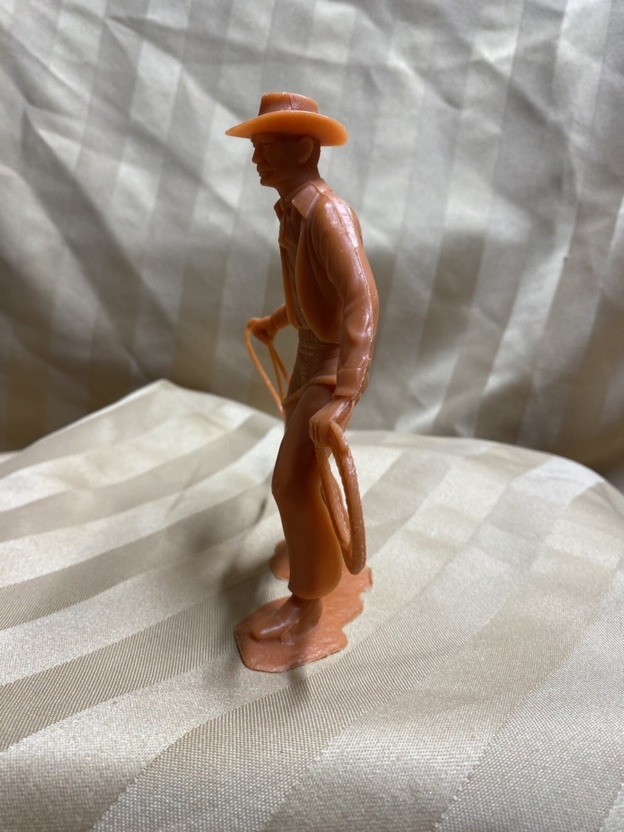 1/32 FIGURINE MARX COW BOY CAVALIER VOLEUR OUTLAW BANDIT 1960-70 USA