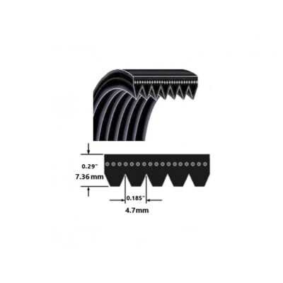 2845L/1120L Medway Poly V Mehrfachrippenriemen 2845mm/112 Zoll lang (12 Rippen)