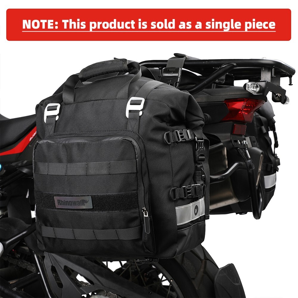 Rhinowalk Motorcycle Side Pannier Bag Waterproof Quick Release