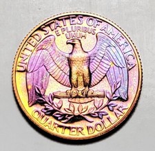 TONED 1990 S WASHINGTON QUARTER PROOF UNC #C5225