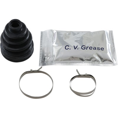 2 Front Axle Outer And Inner CV Boot Kit for Kawasaki Prairie