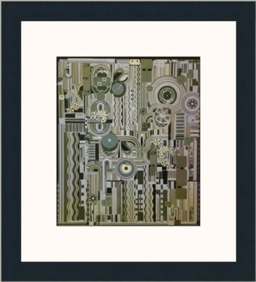 Eduardo Paolozzi Calcium Night Light Custom Framed Print