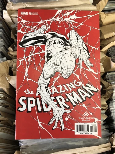 AMAZING SPIDERMAN 798 GREG LAND TEXAS CHILDRENS HOSPITAL COLOR VARIANT