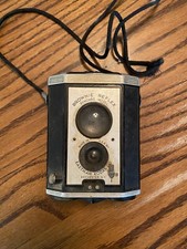 Brownie Reflex Synchro Model Kodak Camera With Strap Used