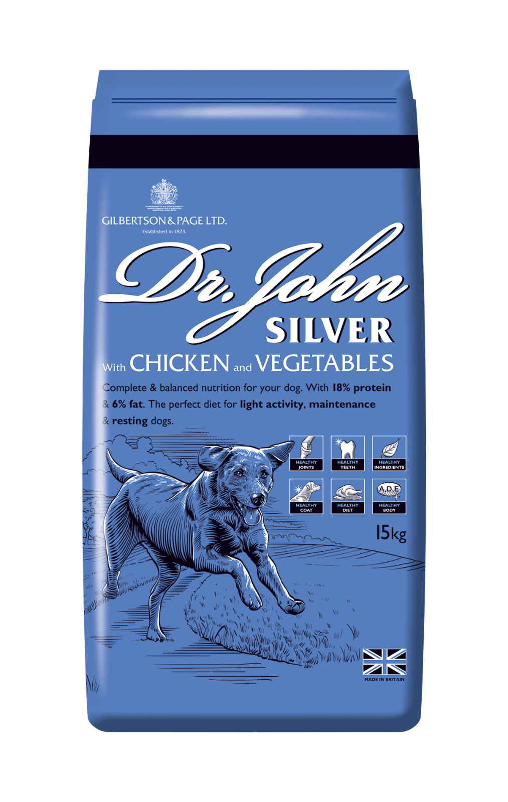 Dr John Silver Adult Dry Dog Food (Chicken with Veg) - Bag Size : 15kg - Image 6