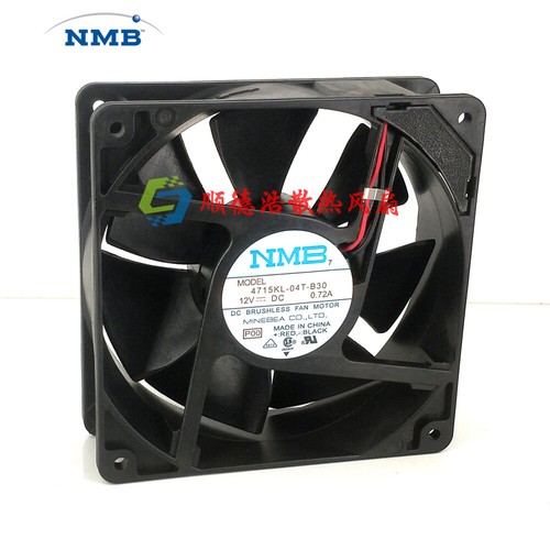 1PZ Ventola di raffreddamento tipo inserto 4715KL-04T-B30 12CM 12038 12V 0,72A - Foto 1 di 9
