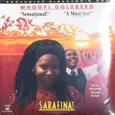 SARAFINA LASERDISC 90s Whoopi Goldberg Soweto Drama 1992 Directors Cut SEALED LD