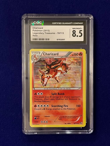 Charizard graded CGC 8.5 for sale on eBay