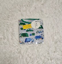 Little Sleepies CLEAN UP CREW Garbage Trucks Two Piece Pajamas SIZE 7/8 NIB NEW