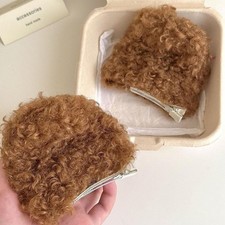 1Pair New Cute Puppy Ears Side Clips For Girls Plush Kawaii Hair Accessories