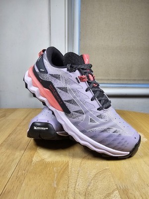 Mizuno Wave Daichi 7 Damen-Traillaufschuhe   flieder/koralle   UK 6,5/US 9