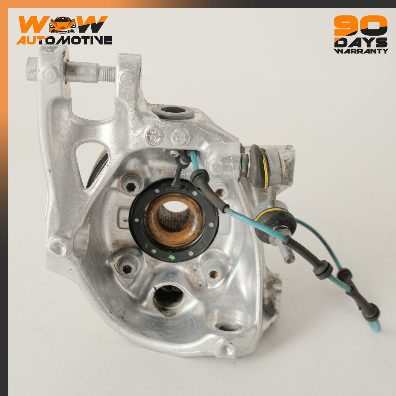 08-19 MASERATI GRANTURISMO S REAR RIGHT PASSENGER SIDE SPINDLE KNUCKLE HUB OEM