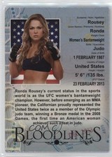 2013 Topps UFC Bloodlines Bloodlines Ronda Rousey #BL-RR 0c3