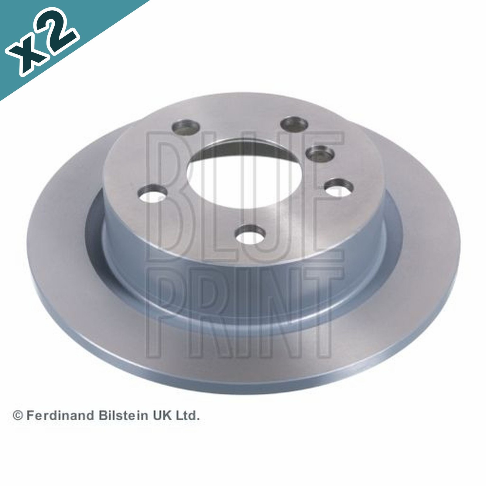 BLUEPRINT Brake Disc Rear Coated Solid 259mm Outer Diameter Fits Mini Mini