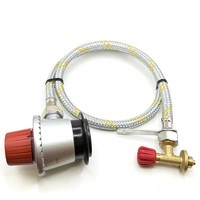 LPG Gas NachfüLlset Campingaz 901/904/907 Schlauch 1.5M Jumbo 35Mm Adapter