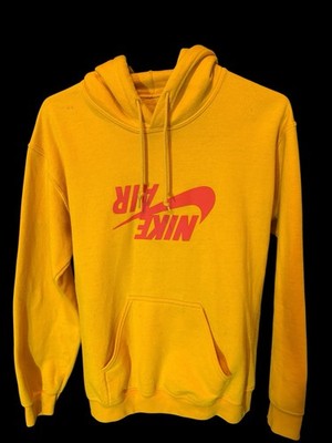Nike Air Cactus Jack Travis Scott Yellow Pullover Hoodie Men's Size S