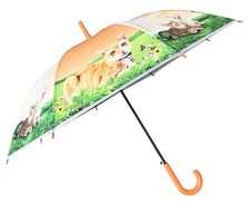 Animal prints umbrella, Dog prints umbrella, Cat prints umbrella, Stick umbrella