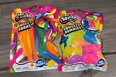 Irre-Squish-Tible Squeezy Gummies Squishy Toy Pack -bundle