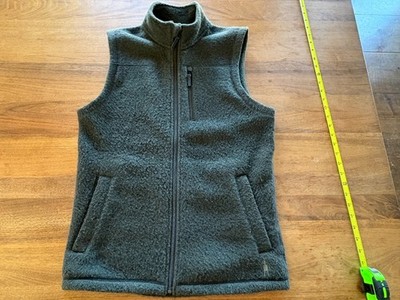 Smartwool Vest | Mens S | Olive Green | Hudson Trail Fleece