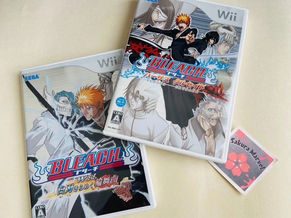 Nintendo Wii Bleach Shattered Blade Versus Crusade Sega Japanese Game Tested JP - Image 1 of 1