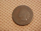 1873 Indian Head Penny in Good Condition