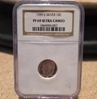 1999-S Silver Roosevelt Dime 10C Proof NGC PF69 Ultra Cameo Cert 1865995-057