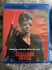 Cobra (Collector's Edition) Bluray. LIKE NEW! Scream Factory, Sylvester Stallone