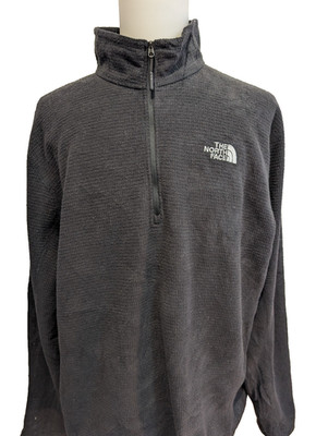 The North Face Fleece Reißverschlusskragen schwarz - Rasterstruktur - Größe XXL Herren