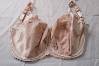 Bravissimo Women's Full Coverage Lace Una Bra ZG3 Blush Pink Size 34Q NWT