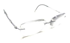 Silhouette 5227 40 6054 Titanium Blue Rimless Eyeglasses Frames 19 135 Austria