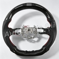 Carbon Fiber Led Sport Steering Wheel For Honda 11th Civic Type R 2022- 26 New Carbon Fiber Led Sport Steering Wheel For Honda 11th Civic Type R 2022- 26 New