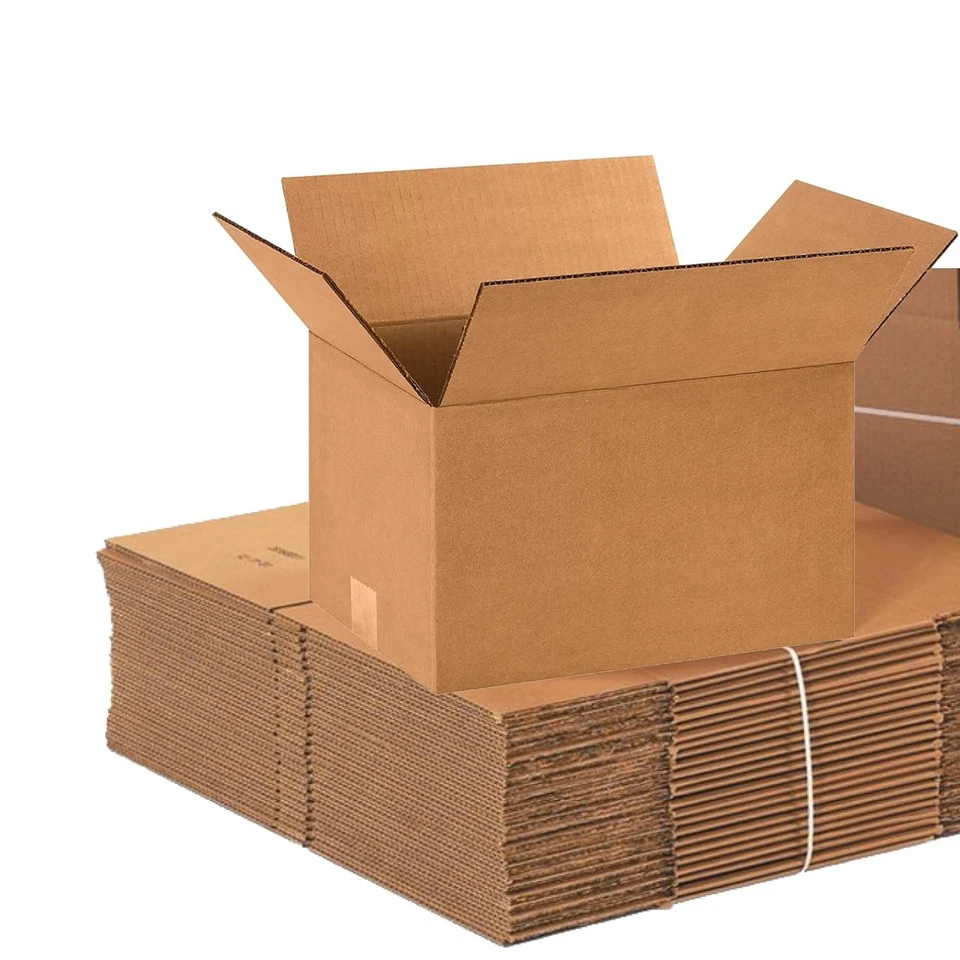 Small Corrugated Cardboard Boxes 12x9x8 - Pack of 25 - Image 3 of 4