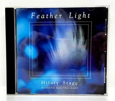 HILARY STAGG / FEATHER LIGHT CD (1989) REAL MUSIC ~ ACOUSTIC ELECTRIC HARP