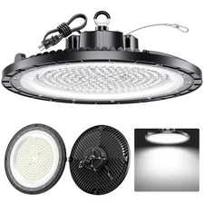 UFO LED High Bay Light 250W 37500LM 1-Pack, High Bay Led Shop Lights IP65 Wat...