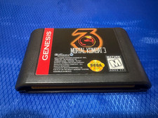 Mortal Kombat 3 (Sega Genesis, 1995) tested and working