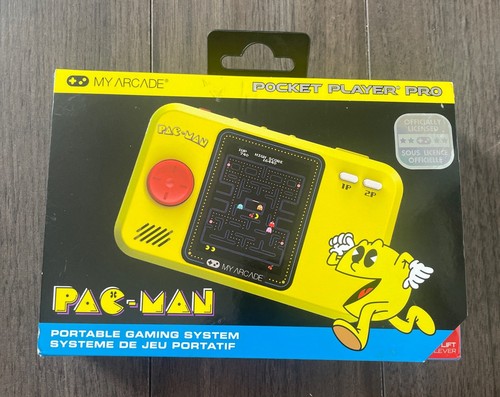 My Arcade Pocket Player Pro PAC-MAN Portable Gaming System Licensed NEW Open Box - Picture 5 of 9