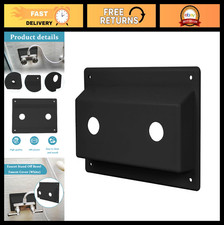 RV Shower Faucet Cover Replacement Bezel Stand Off Kit - Black Mounting Accessor