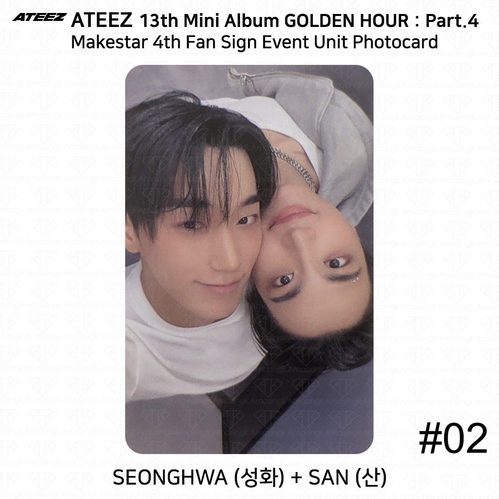 ATEEZ 13th Mini Album Golden Hour Part.4 Makestar Fan Sign Event