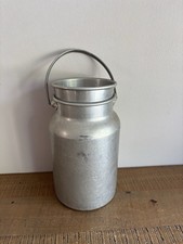 Ancien Pot À Lait en Aluminium - Vintage