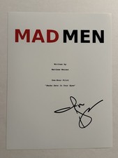 JON HAMM SIGNED SCRIPT COVER AUTOGRAPHED MAD MEN SHOW ACTOR VERY RARE COA