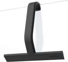 JustHang Shower Squeegee for Glass Doors, All-One-Piece Silicone with Built-in H