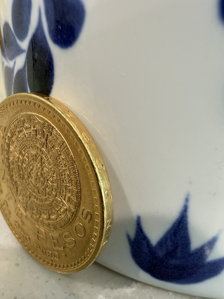 1917 Mexico 20 Pesos Gold Coin 15g Oro Puro First Year Issue