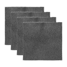 4 Pcs 6" x 6" x 0.12" 40ppi Fan Replacement Filters Polyurethane Sponge Filter