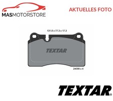 SATZ BREMSBELÄGE BREMSKLÖTZE VORNE TEXTAR 2409801 A FÜR VW TOUAREG