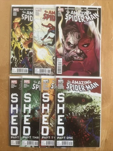 AMAZING SPIDER-MAN #627 628 629 630 631 632 633 (2010) NM+ LOT JUGGERNAUT & SHED