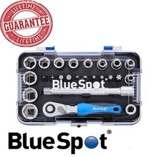 Image of Blue Spot 25 PC 1/4" Ratchet, Socket and Bit Set 4-13mm (T10-T40)