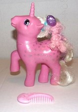 VINTAGE 1987 HASBRO MY LITTLE PONY UNICORN  MILKY WAY" WITH COMB.